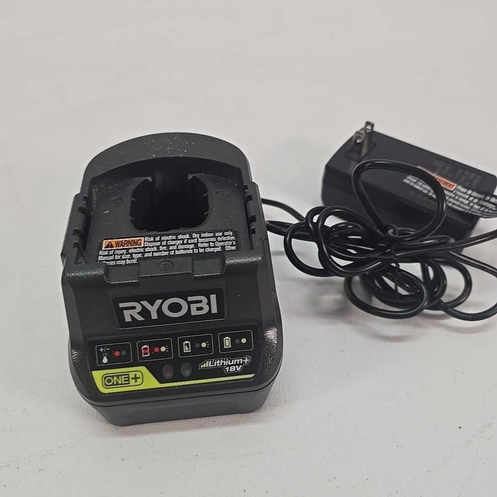 (2) NEW Genuine RYOBI P118B Lithium Ion‎ 18 Volt 18V Compact Battery Chargers
